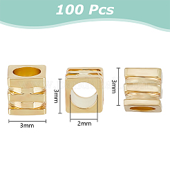 100Pcs Rack Plating Brass Beads&nbsp;KK-GO0001-63