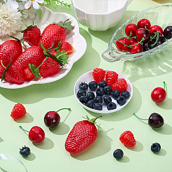 60Pcs Plastic Simulation Fruit Model&nbsp;AJEW-WR0002-94