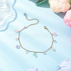 304 Stainless Steel Link Chain Anklets&nbsp;AJEW-AN00699