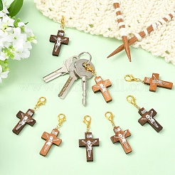 20Pcs 2 Styles Alloy Enamel Pendant Decorations&nbsp;HJEW-YW00388
