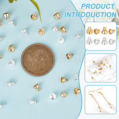 48Pcs 4 Styles Brass Pendant Bails&nbsp;KK-BC0012-07