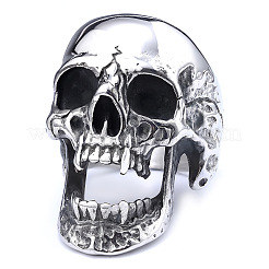 Skull 304 Stainless Steel Finger Rings for Men&nbsp;FS-WGF2445-02