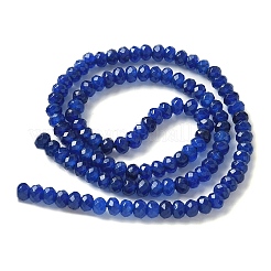 Dyed Natural Malaysia Jade Rondelle Beads Strands&nbsp;G-E316-2x4mm-68