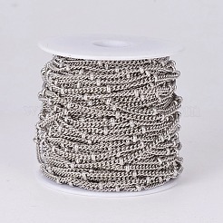 Tarnish Resistant 304 Stainless Steel Curb Chains&nbsp;CHS-E018-01P
