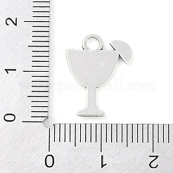 Tibetan Style Cocktail Glass Alloy Pendants&nbsp;LS-TIBEP-Q054-03AS-RS