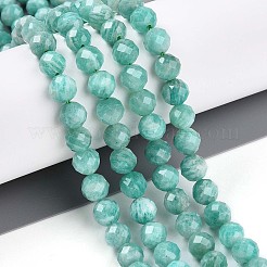 Natural Amazonite Beads Strands&nbsp;G-S345-6mm-25