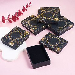10Pcs Sun Moon Star Printed Cardboard Gift Boxes&nbsp;CBOX-TA0001-21C