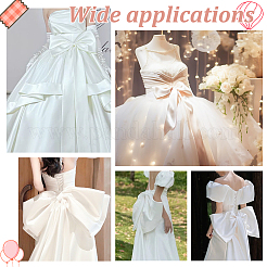 Detachable Velvet Bowknot for Garment Wedding Dress Accessories&nbsp;DIY-WH0588-13