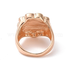 Enamel Flower with Yin Yang Finger Rings&nbsp;LS-RJEW-H108-01A-KCG