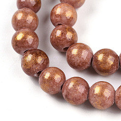 Natural Mashan Jade Beads Strands&nbsp;G-A255-A01-02F
