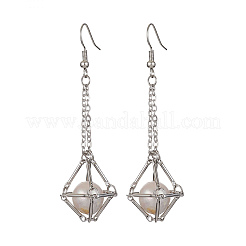 Brass Erring Hooks with Tray&nbsp;EJEW-JE05394-02
