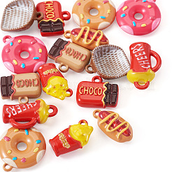16Pcs 8 Styles Baking Paint Alloy Pendants&nbsp;FIND-TA0009-64