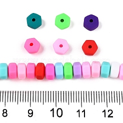 Handmade Polymer Clay Beads Strand&nbsp;CLAY-T021-01