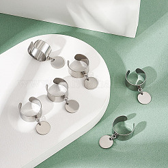 304 Stainless Steel Open Cuff Finger Rings&nbsp;RJEW-UN00008