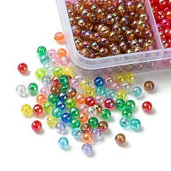 2400Pcs 12 Colors Eco-Friendly Transparent Acrylic Beads&nbsp;TACR-YW0001-97