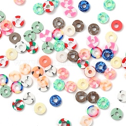 2600Pcs Disc/Flat Round Polymer Clay Beads&nbsp;DIY-YW0003-03