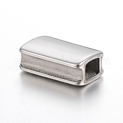 Tarnish Resistant 304 Stainless Steel Slide Charms&nbsp;STAS-F150-007P
