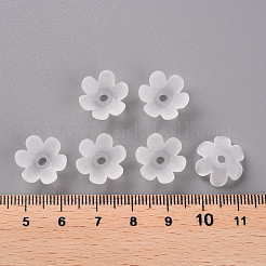 Frosted Acrylic Bead Caps&nbsp;MACR-S371-07A-701