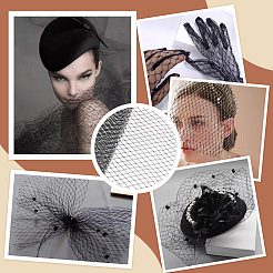 2M Deco Mesh Ribbons&nbsp;SRIB-WH0011-177B