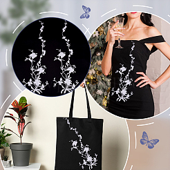 Polyester Embroidery Flower Lace Appliques&nbsp;DIY-WH0504-262