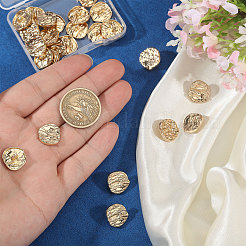 30Pcs 1-Hole Alloy Shank Buttons&nbsp;FIND-CA0011-66B