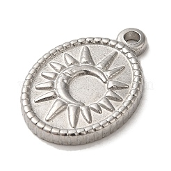 Non-Tarnish 304 Stainless Steel Pendants&nbsp;STAS-R223-21