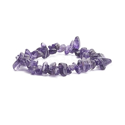 Natural Amethyst Chips Beaded Jewelry Set&nbsp;X-SJEW-JS01232-03