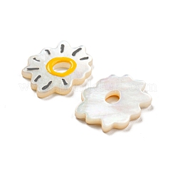 Natural Sea White Shell Pendants&nbsp;SHEL-D079-05