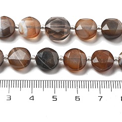 Dyed & Heated Natural Banded Agate Beads Strands&nbsp;G-C116-A83-01