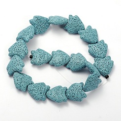 Natural Lava Rock Beads Strand&nbsp;G-D027A-M