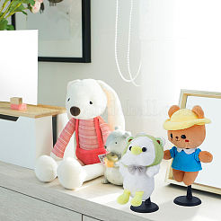 12 Sets 3 Styles Plastic with Iron Doll Support for Models&nbsp;ODIS-FH0001-18
