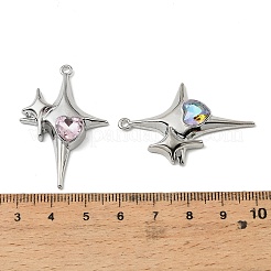 Alloy Rhinestone Pendants&nbsp;ALRI-D305-01P
