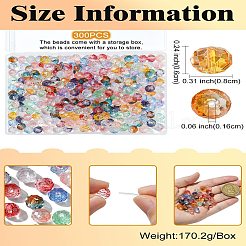 300Pcs Transparent Baking Paint Glass Beads&nbsp;GLAA-CJ0002-46