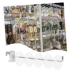 200Pcs 2 Styles Plastic Pegboard Hooks Stoppers&nbsp;FIND-FH0011-20