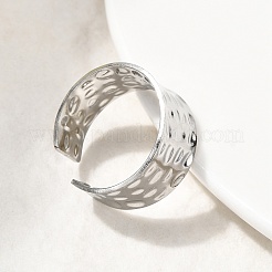 304 Stainless Steel Open Cuff Rings&nbsp;RJEW-H261-21P