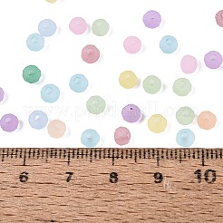 FGB Frosted Transparent Glass Seed Beads&nbsp;SEED-N013-04A