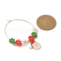 Christmas Theme Alloy Enamel Wine Glass Charms&nbsp;AJEW-JO00190