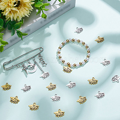 100Pcs 2 Colors Graduation Season Tibetan Style Zinc Alloy Pendants&nbsp;FIND-SP0005-23