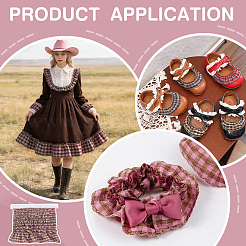Polyester Wrinkle Ribbons&nbsp;DIY-FG0010-70E