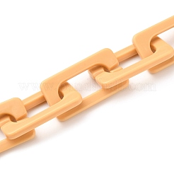 Handmade Opaque Acrylic Cross Chains&nbsp;AJEW-JB00766-02