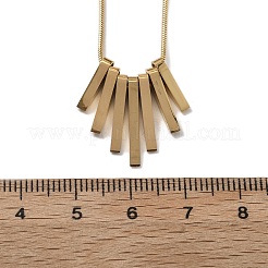 304 Stainless Steel Tassel Pendant Necklaces&nbsp;NEJW-V001-13G