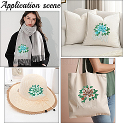 6Pcs 3 Colors Computerized Embroidery Cloth Sew on Patches&nbsp;DIY-GF0013-44