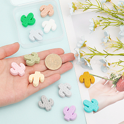 18Pcs 18 Styles Food Grade Eco-Friendly Silicone Beads&nbsp;SIL-CA0001-70