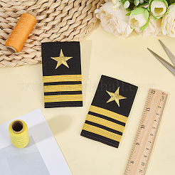 1 Pair Polyester Sailor Epaulettes&nbsp;DIY-BC0017-21C
