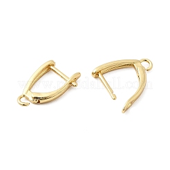 Brass Hoop Earring Findings&nbsp;KK-G542-11G