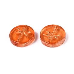Baking Paint Transparent Glass Beads&nbsp;DGLA-N018-30G