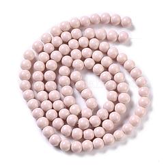 Painted Glass Bead Strands&nbsp;DGLA-S071-6mm-B12