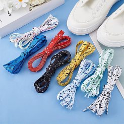 8 Pairs 8 Colors Flat Polyester Shoelaces&nbsp;FIND-GO0002-82