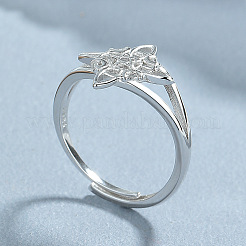 Witch Knot 925 Sterling Silver Finger Rings for Women&nbsp;FS-WG40E9F-01