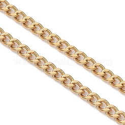 304 Stainless Steel Curb Chain Slider Bracelet Making&nbsp;AJEW-JB01524-01